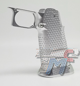 5KU CNC Aluminum Grip Type-1 for Marui Hi-Capa GBB (SV) - Click Image to Close